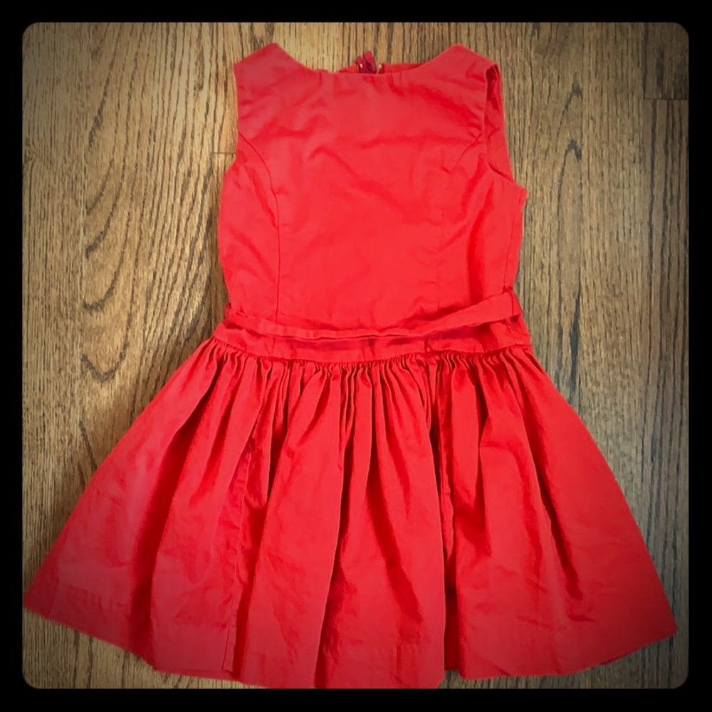 Red crewcuts dress size 5
